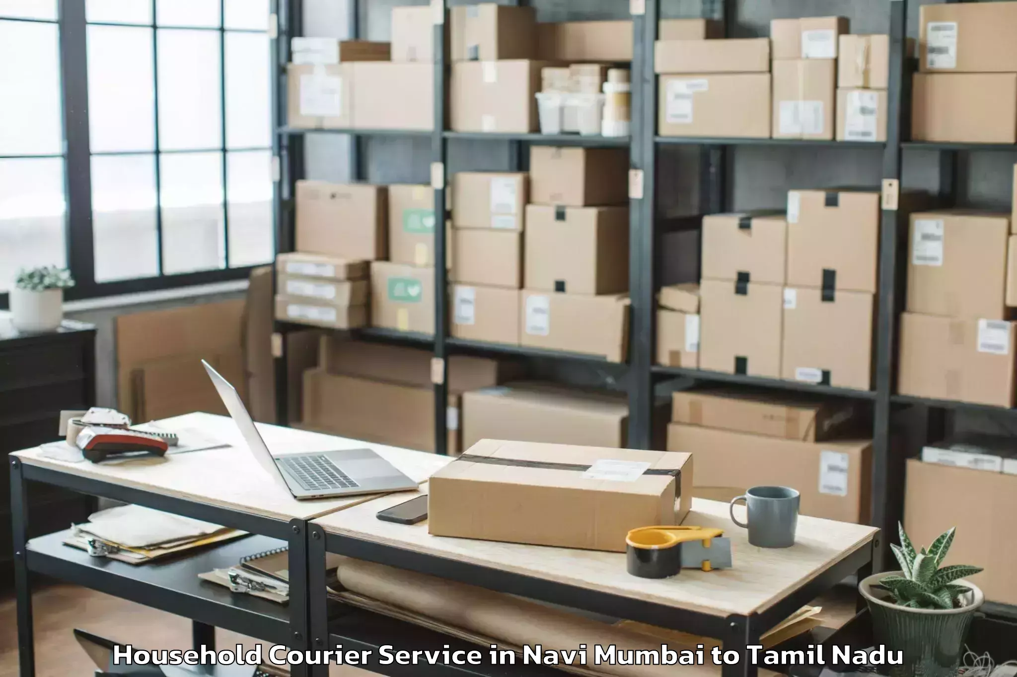 Efficient Navi Mumbai to Punjai Puliyampatti Household Courier